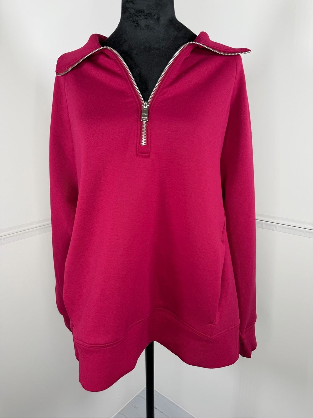 NWT Abercrombie YPB neoKNIT Quarter Zip Sweatshirt Size Medium